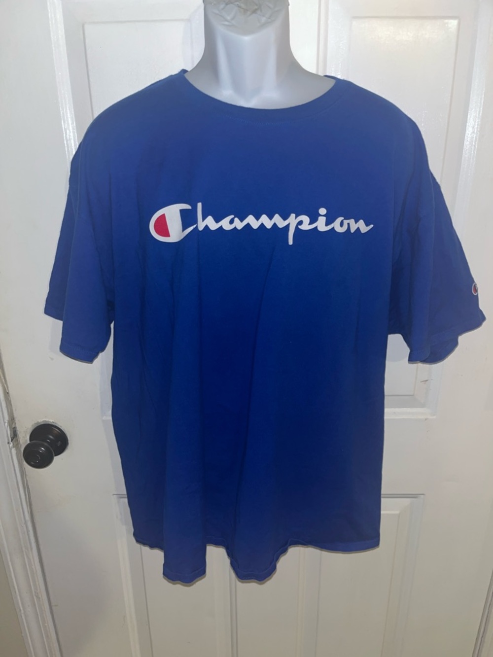 Champion Royal Blue Logo Tee